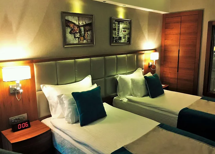 Zimmer mit zwei Einzelbetten
