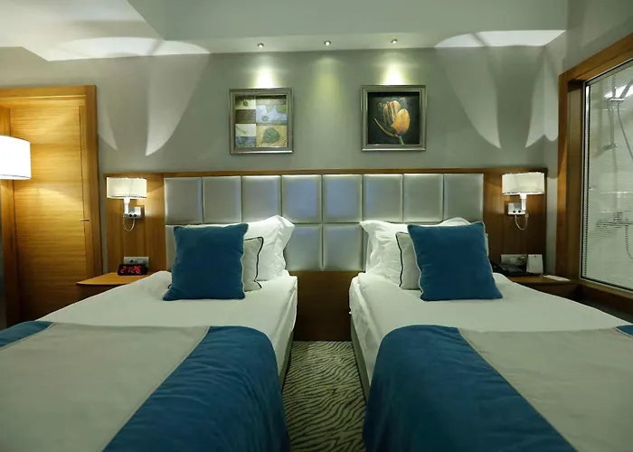 Zimmer mit zwei Einzelbetten